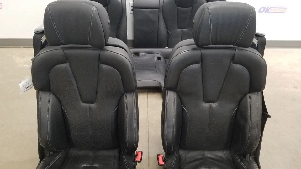 15 BMW M6 F06 GRAN COUPE SEDAN COMPLETE INTERIOR SEAT SET BLACK LEATHER - Изображение 4 из 4