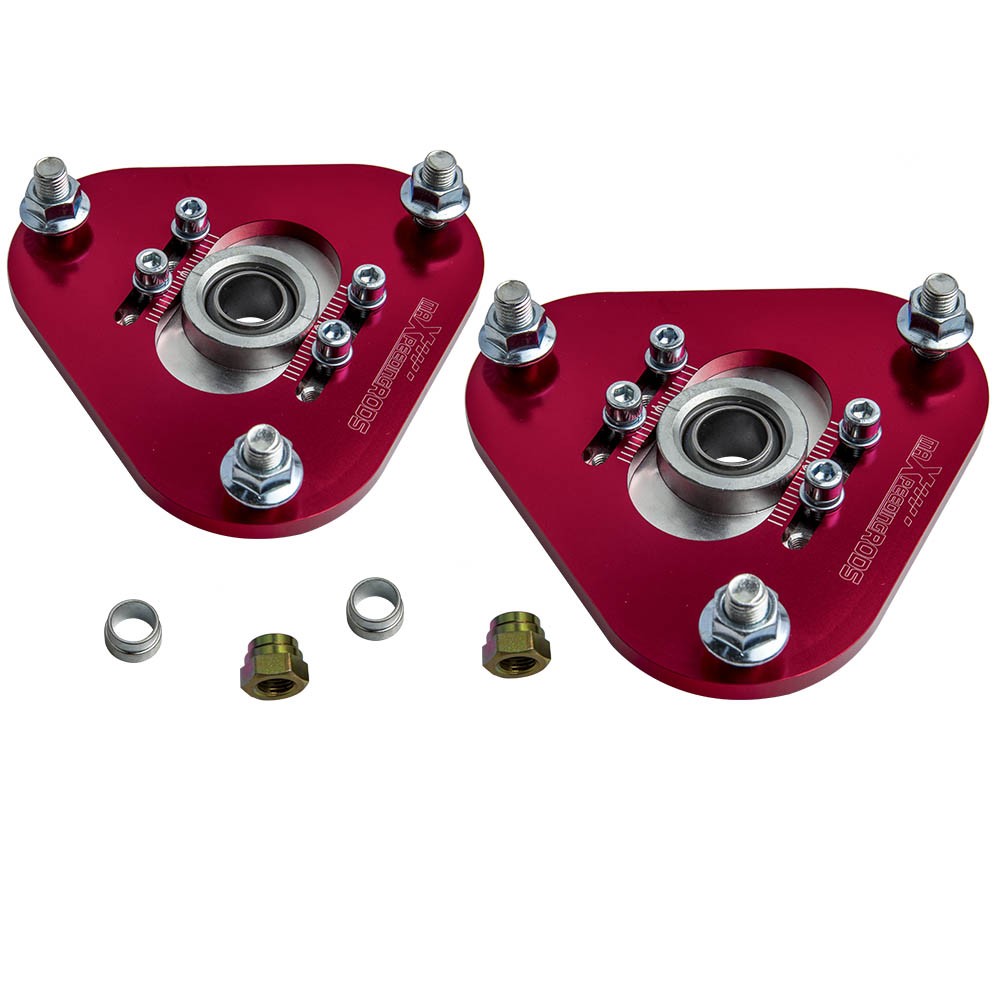 2pcs Camber Plates for Toyota Celica 2000-2006 Adjustable Coilovers Top Mounts