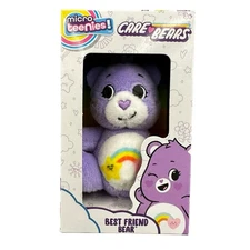 Care Bears Micro Teenies Best Friend Bear New in Box Purple Plush