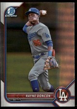 2022 Bowman Draft #BDC-188 Rayne Doncon Chrome
