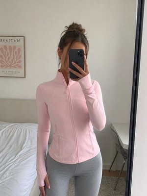 Lululemon Define Jacket Rosa Pink Damen Sportjacke Fitness Yoga Running Gr. 4/M