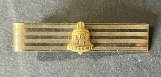 Vintage 12K Gold Fill Michigan Bell Service / Promotional Balfour Tie Clip