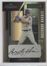 2004 Playoff Prestige Xtra Bases Black 6/25 Brendan Harris #38 Auto 7v7