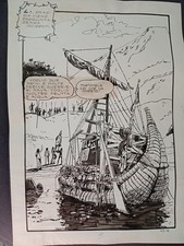 Milo Manara original Art Jolanda De Almaviva 'Inchiostro Di China'  Tav 5 Pag 42
