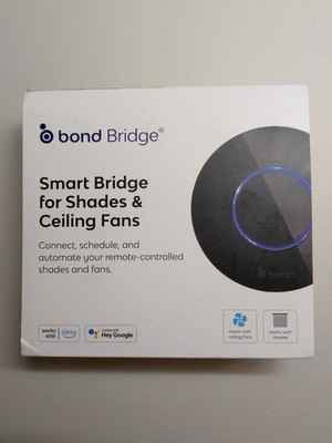 BOND Bridge Add Wifi to Ceiling Fan, Fireplace or Motorized shades works w Alexa