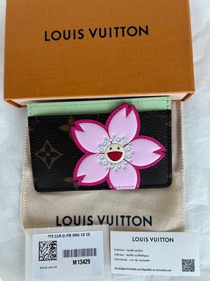 Louis Vuitton x Murakami LV x TM Cherry Blossom Card Holder M13429