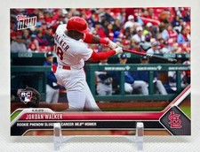 2023 Topps Now Jordan Walker 1st Career Home Run Rookie STL Cardinals #54 RC