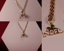 Christmas Charm Necklace 12 Styles Santa, Snowflake, Gingerbread Cute Gift