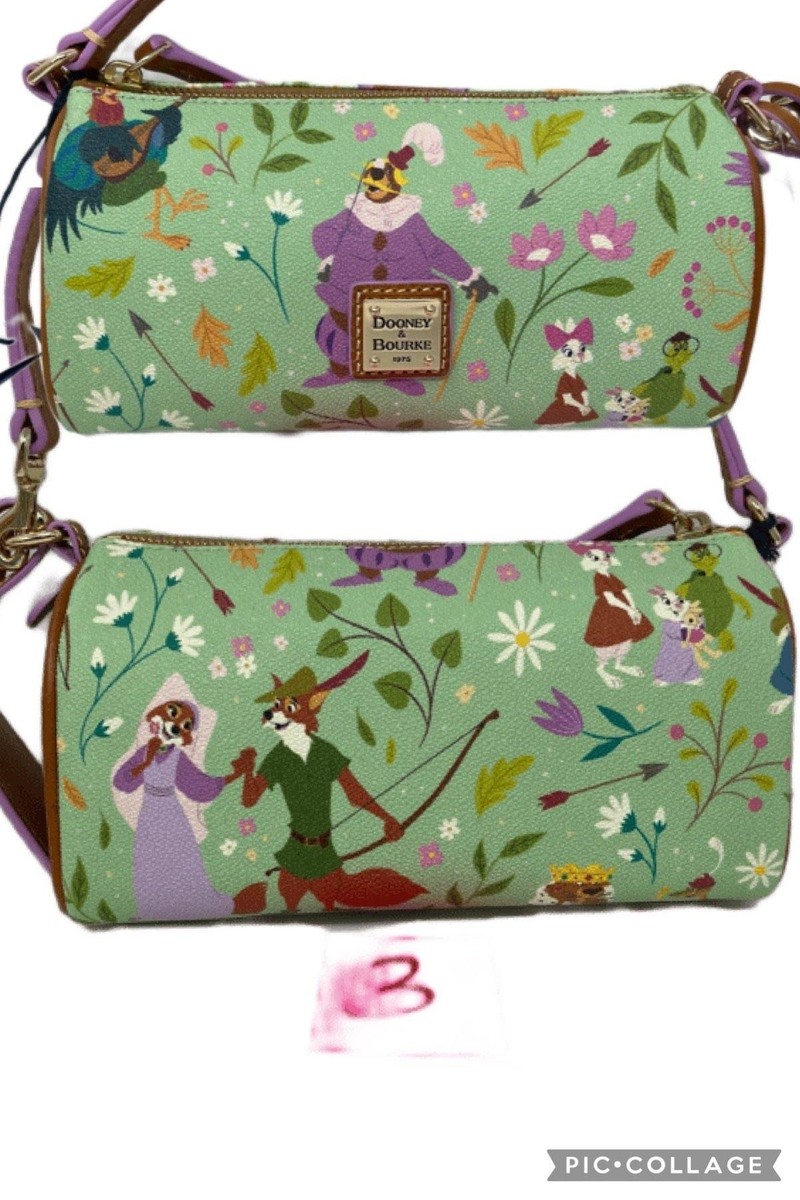 Disney Dooney Bourke Robin Hood Mini Barrel Purse By Fabiola Garza