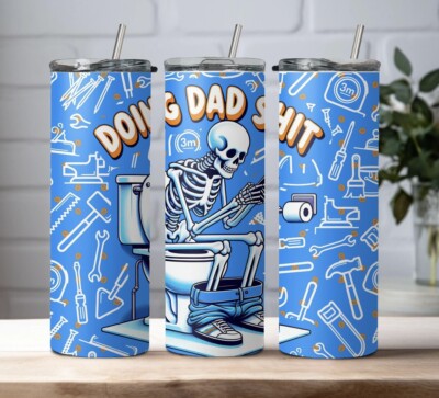 Doing Dad Stuff Tumbler Gift For Father Christmas Beer Mug For Dad Funny Cup