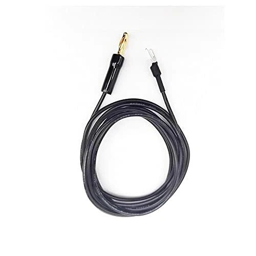 Turntable Custom Ground Wire Plug Plated 6 Feet Long for Technics SL- Models NEW