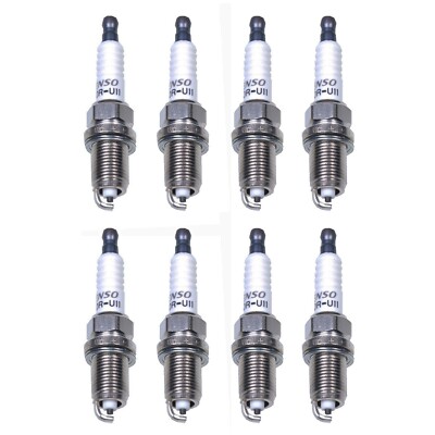 Denso Set of 8 Spark Plugs (U-Groove) (Gap 0.044) For Lexus Toyota Volvo V8
