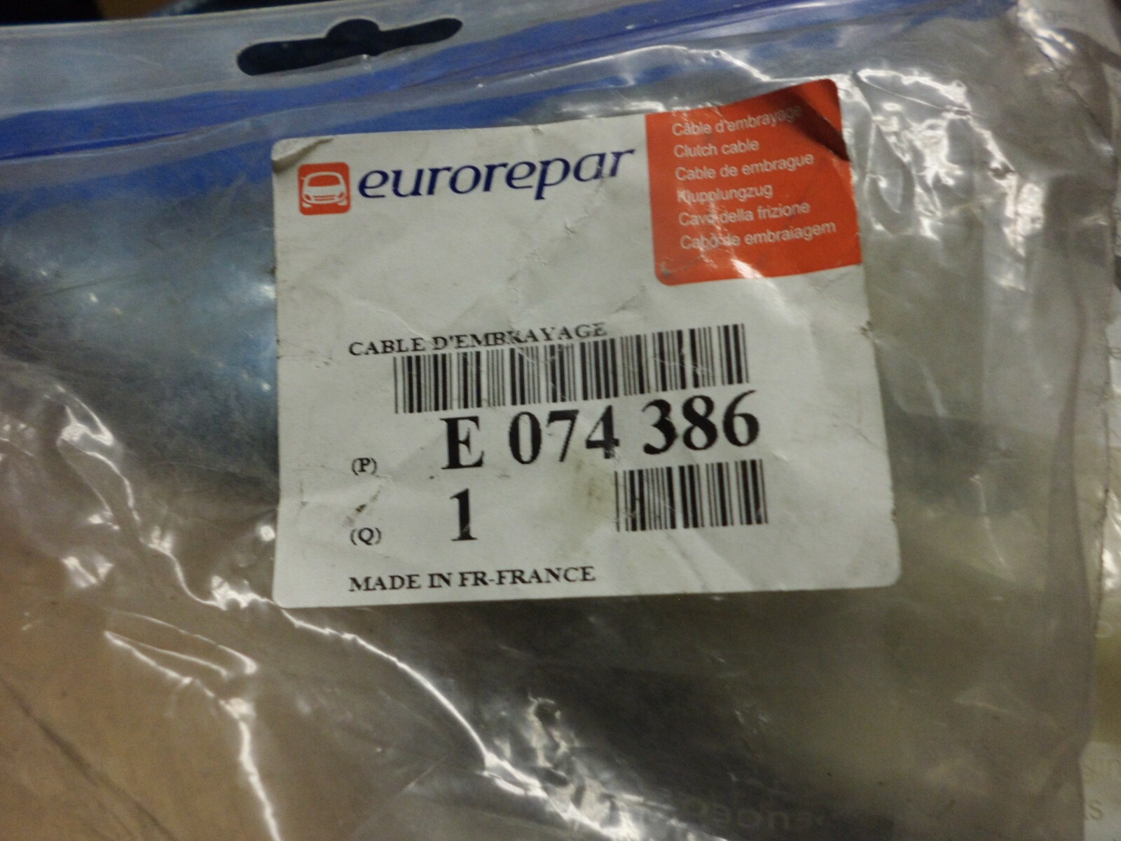 Câble d'embrayage neuf pour Renault Mégane et Scénic - Référence E074386