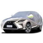 For TOYOTA Car Cover Sun UV Dust Resistant Waterproof w/ Zipper Cars Accessories