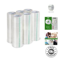 Durable Heavy-Duty Packing Tape: 36 Rolls, 65 Yards Each for Moving  Storage
