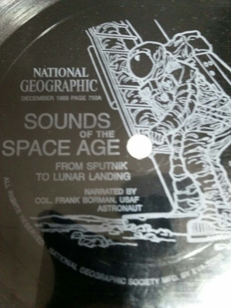 National Geographic's Sounds of the Space Age-flexidisc-Borman