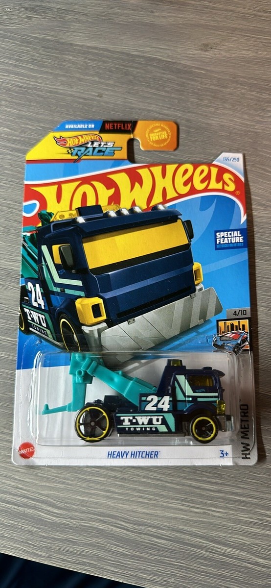 2024 Hot Wheels G Case Blue Heavy Hitcher HW Metro #135