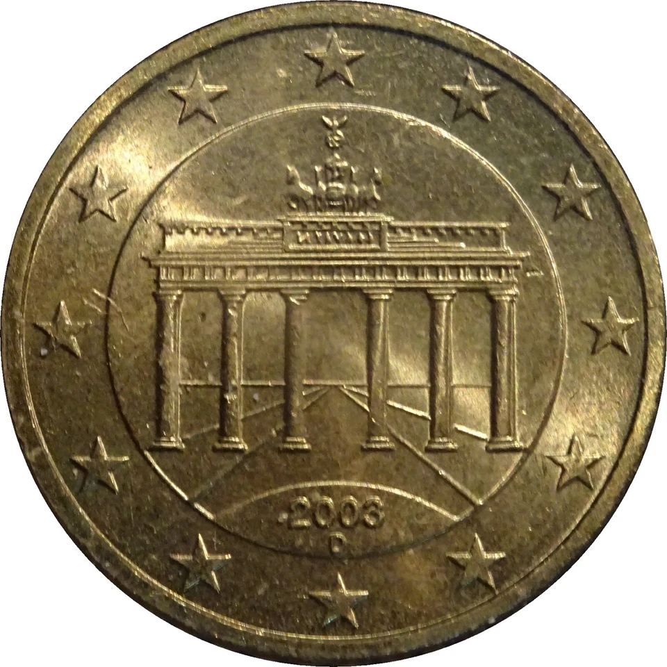 République fédérale allemande, une pièce de  50 Euro Cent, 2002 - Photo 1/1