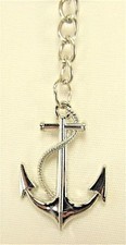Ships Anchor metal sea life key ring