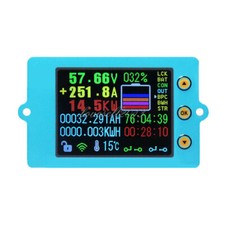 Wireless Battery Monitor Meter 100A DC120V VOLT AMP AH SOC Remaining Capacity
