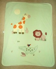 Circo Jungle Safari Giraffe Lion Alligator Baby Blanket