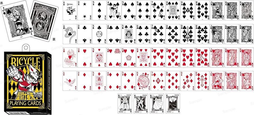 Bicycle Burjura Saint Seiya Playing Cards | Rare Trump Anime Japan New - Image 2 of 2