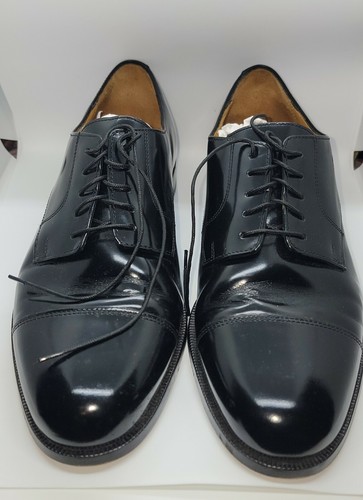 10D Cole Haan Caldwell Black Cap-Toe 