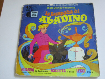 45 Umdrehungen - Vinyl - Walt Disney Presenta - Aladdin Lampe