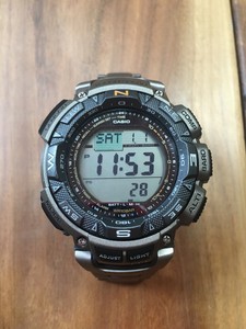 casio tough solar triple sensor pathfinder watch