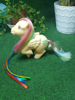 My little Pony Vintage G1 Rainbow: Skydancer + 4 ribbons 1980s Nirvana: Mexico!