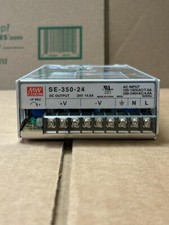 SE-350-24 Mean Well AC/DC Power Supply Single-OUT 24V 14.6A 350.4W 9-Pin