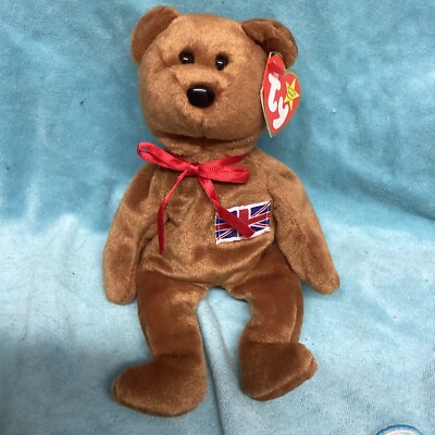 Ty Beanie Baby Britannia Sewn Patch Made In Indonesia PVC