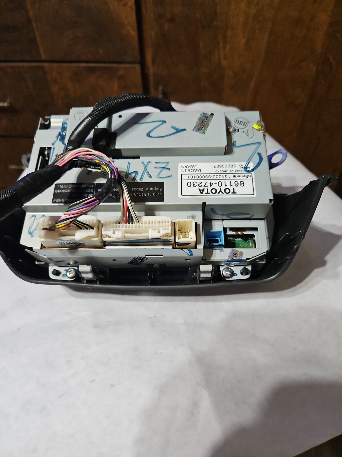 2006 2009 TOYOTA PRIUS MFD INFO DISPLAY TOUCH SCREEN LCD MONITOR 86110