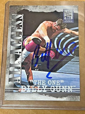 BILLY GUNN SIGNED WRESTLING CARD