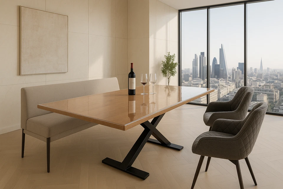 Tischfolie PVC Tischdecke Schutzfolie Transparent Wasserdicht Meterware 2mm Dick - Bild 2 von 4