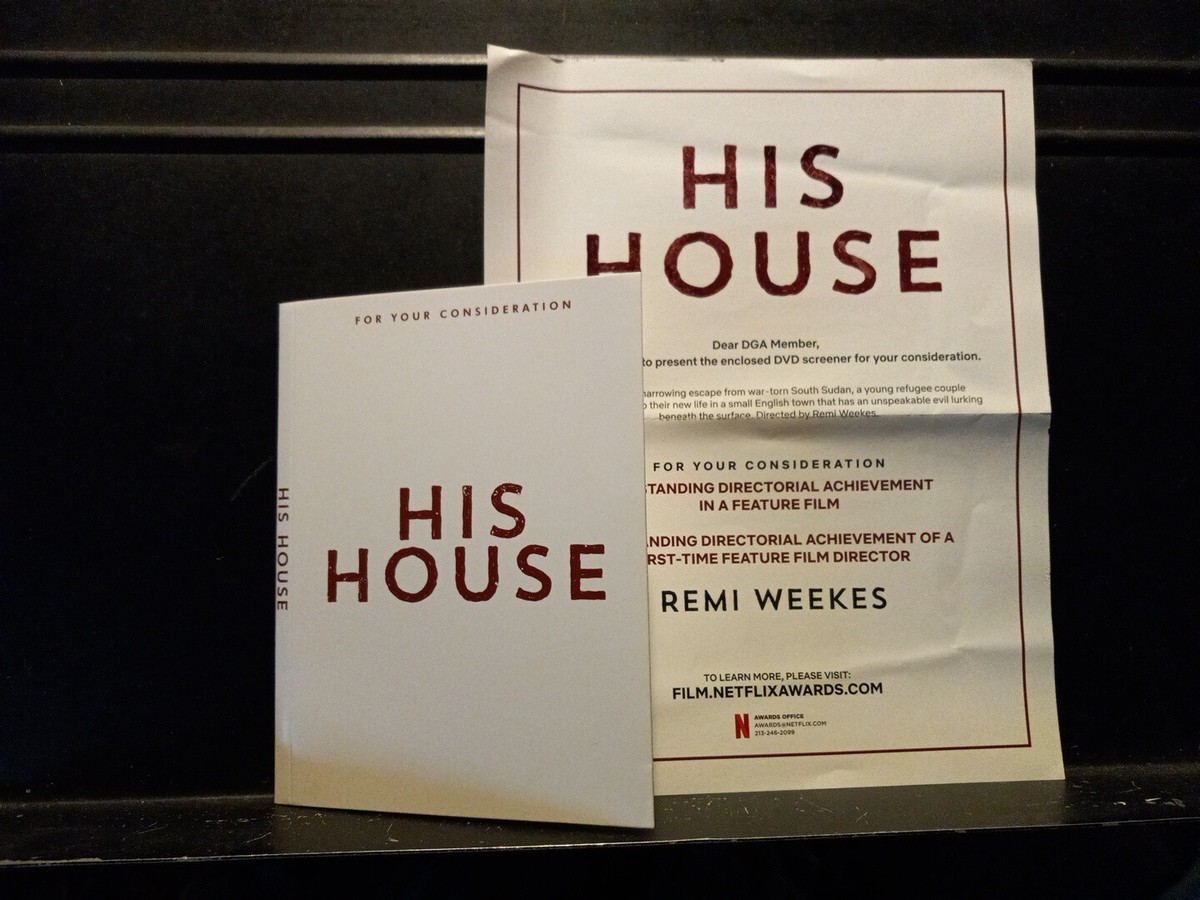 HIS HOUSE 2020 Netflix FYC DVD SUDAN horror film Sope Disiru Wunmi