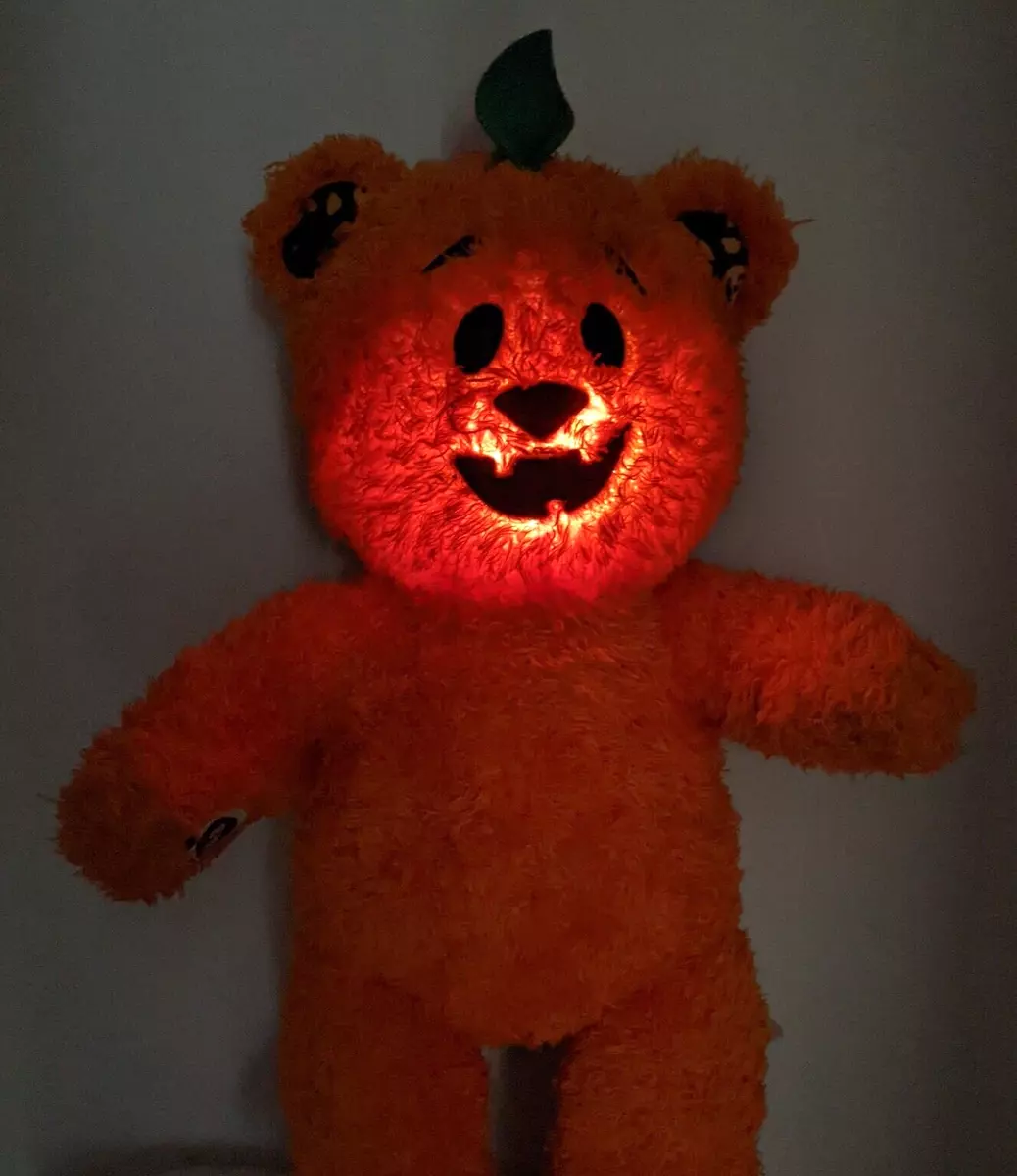 Halloween Plush Pumpkin Teddy Bear Stuffed Animal Toy - Perfect for Sp