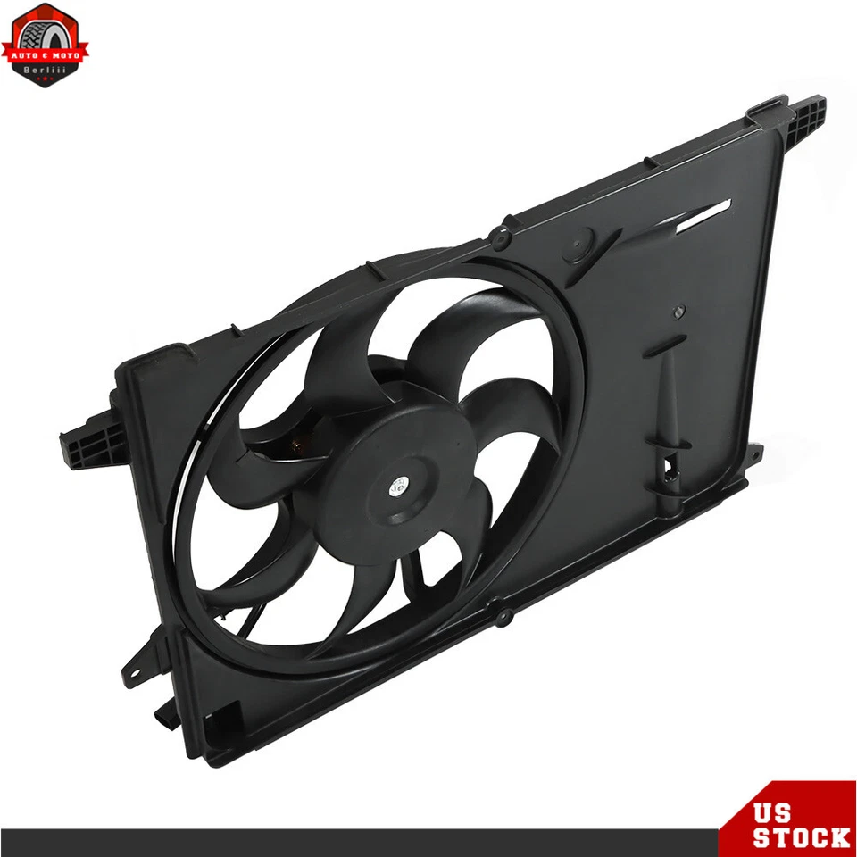 Conjunto de ventilador de refrigeración del radiador ventilador único para Chevrolet Spark 2016 2017-2021 2022 Foto 4 de 4
