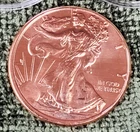 1 oz  Bullion Walking Liberty Eagle Round .999 pure fine mint copper coin