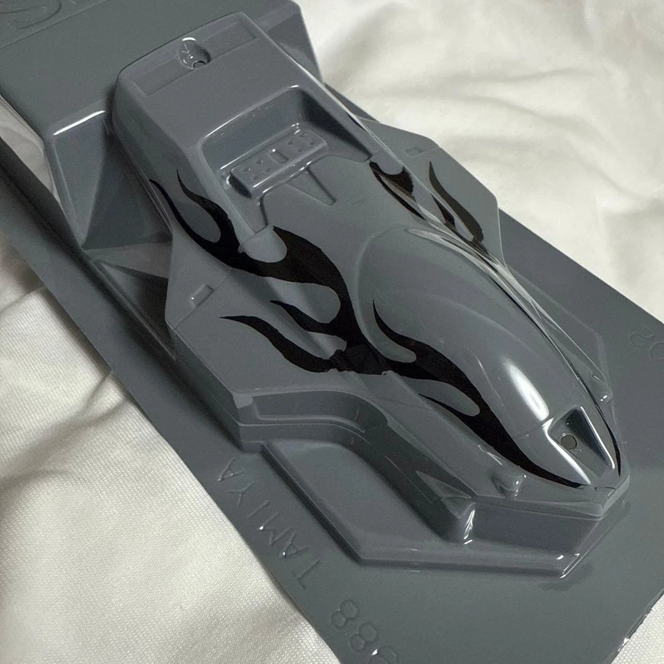 Mini 4WD Thundershot Polycarbonate Body Pre-painted Gray/Black Tamiya Genuine - Image 2 of 4