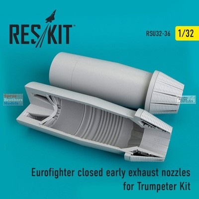 RESRSU320036U 1:32 ResKit Eurofighter (Early Type) Closed Exhaust Nozzles (TAM
