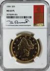 1904 $20 LIBERTY GOLD DOUBLE EAGLE COIN! NGC MS 63 PL! FABULOUS! WOW! NR #VIP163