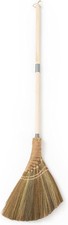 BMart Home Natural Whisk Broom Vietnamese Straw Soft Broom Indoor-Outdoor