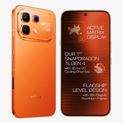 Infinix NOTE 60 Pro (Orange, 128GB 8GB RAM) Snapdragon 7s NFC Global Version.