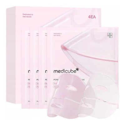 Medicube PDRN Rosa straffende Kollagen-Gesichtsmaske - 4 Stück