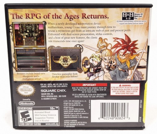 Chrono Trigger (Nintendo DS, 2008) CIB komplett mit Handbuch, RAR Poster, Reg Card - Bild 6 von 24