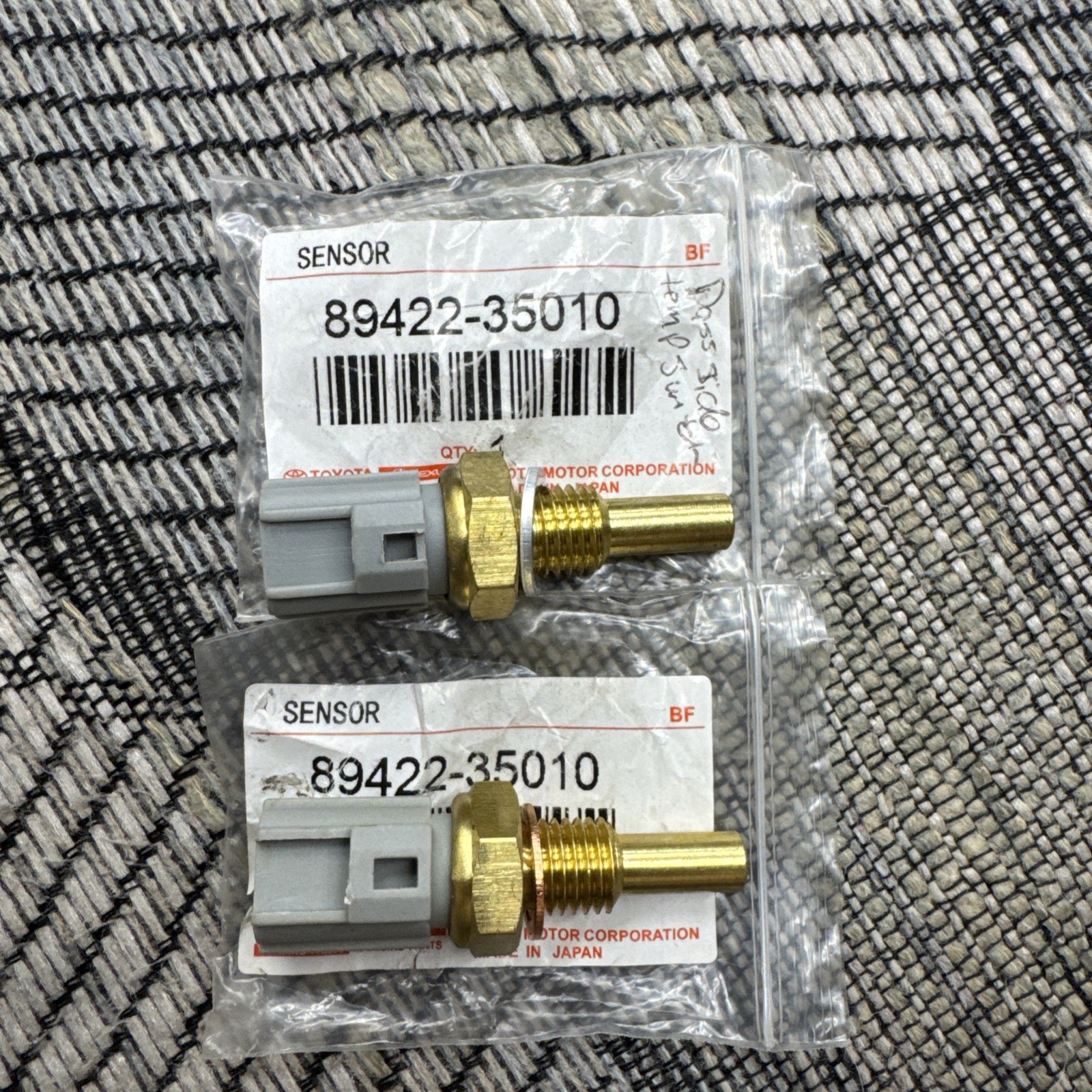Genuine OEM Toyota Lexus Coolant Water Temperature Sensor Switch 89422-35010 -x2