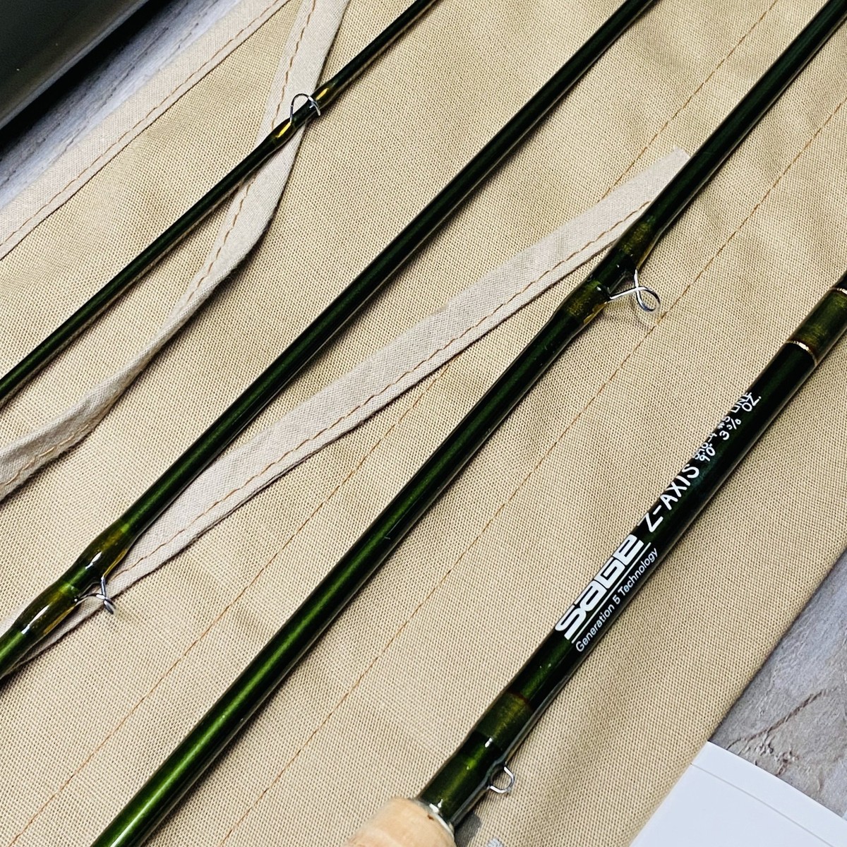ロッド SAGE Z-AXIS #5 11'0 ft Fly Rod Beautiful] SAGE Z-AXIS 590-4 5WT 9'0