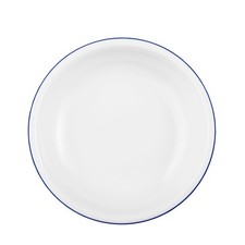 Piatto Fondue Seltmann Weiden Compact Con Bordo Blu 20 Cm