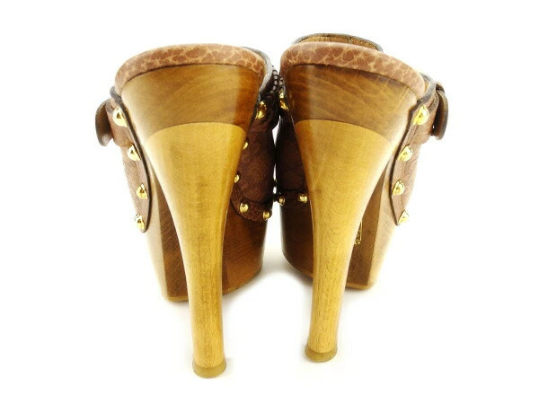GUCCI Sandals GUCCIsima Brown Women's Brand High Brand Vintage thumbnail 5